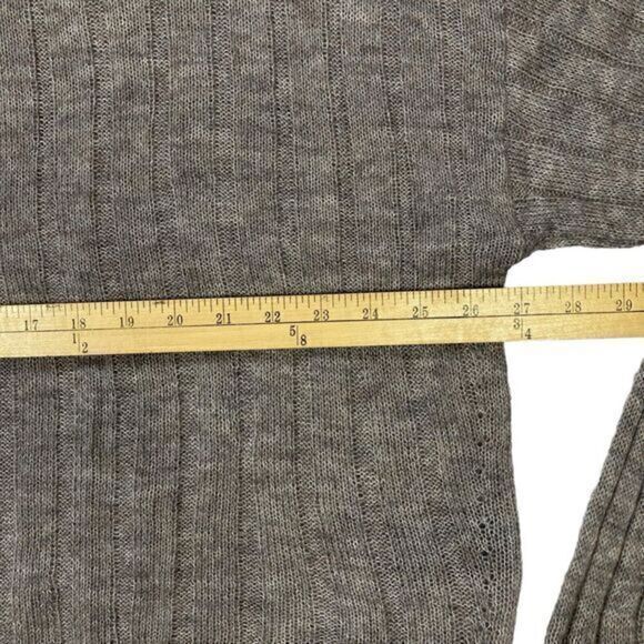 H&M Sweater Womens M Oversized Rib Knit Wool Turtleneck RomCom Modest Career New - Picture 13 of 16